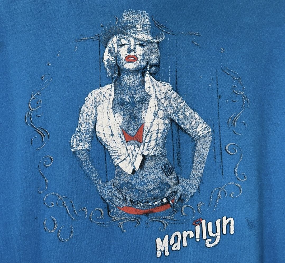 Tsunami Surf Shop: Marilyn Monroe Sweatshirt, Hooded, Size: Medium