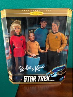 Vintage Star Trek Barbie and Ken gift set