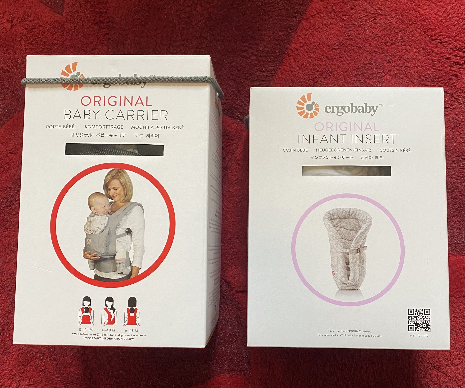 ERGObaby Original Starburst Baby Carrier And Insert