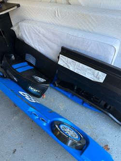Kids car bed and mattress