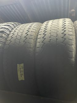 2 USED 27560R20  Bridgestone ALL SEASON tires for $130 installed and balanced. 27560R20 275 60 20 275 60 R 20 275/60/20 275/60/R20  Alignments done he