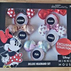 DELUXE MINNIE MOUSE HEADBANDS SET