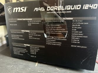 MSI Mag Coreliquid 240r CPU Liquid Cooler