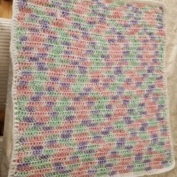 Baby blanket crocheted