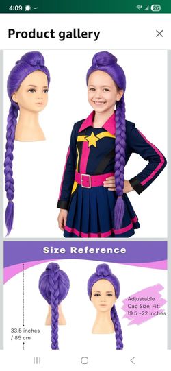 Purple Cosplay Wig