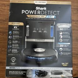 Shark Robot Vacuum & Mop Combo, PowerDetect NeverTouch Pro, Self-Emptying, Self-Refill with Self-Cle