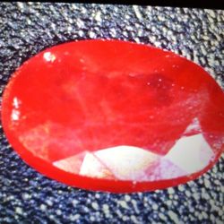 0.66 Carat Deep Red Ruby