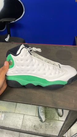 Lucky green Jordan 13s