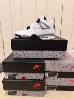 Jordan 4 white cement