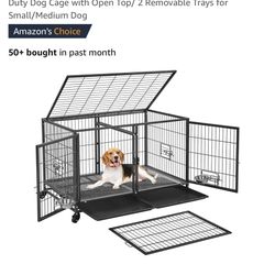 Heavy Duty Dog Cage (divider Included)
