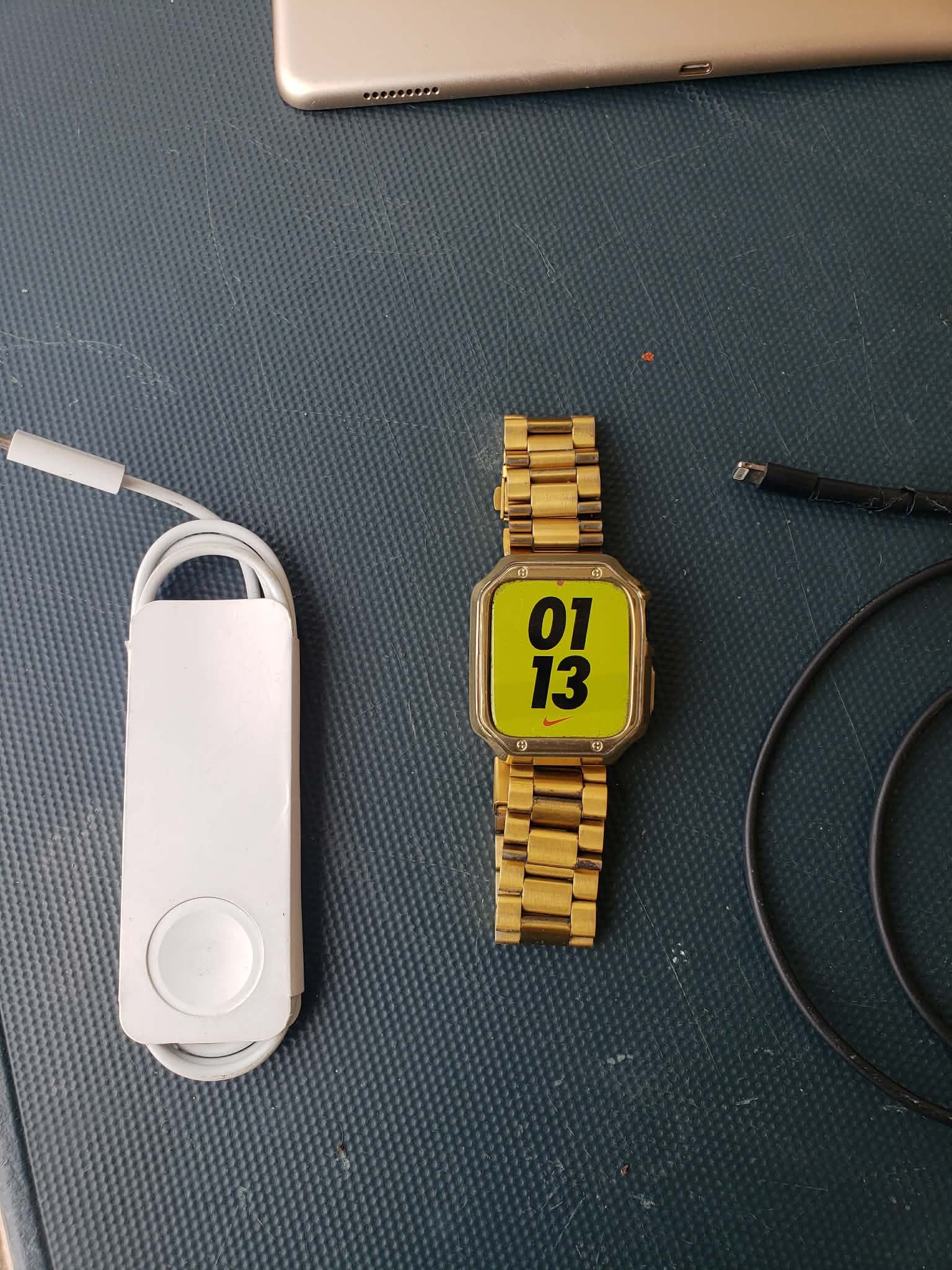 Most Apple watch are 16GB 8GB. Mine is 64GB Mine is Nike edition mine is all gold custom mine is Cellular Model unlocked. Mine come with charger. $260