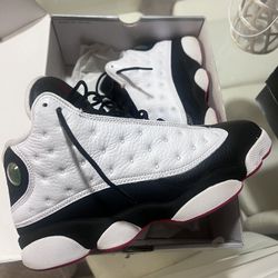 He got Game Jordan 13s