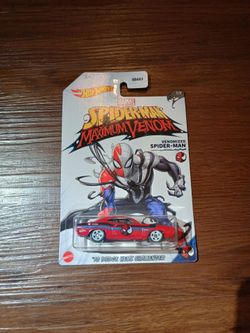 Hot Wheels '70 Dodge HEMI Challenger Spider-Man  Maximum  Venom Venomized Red New