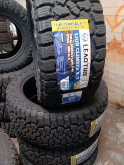 New set of tires lion xt 33 1250 22 lt