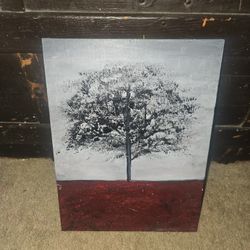 Red Tree Painting