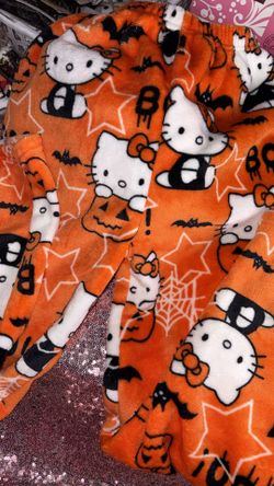 Halloween kids size small Hello Kitty pj pants