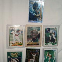 Rickey Henderson Baseball Card Lot