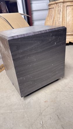 Acoustic Audio PSW8 Home Theater Powered 8" Subwoofer Black Down Firing Sub