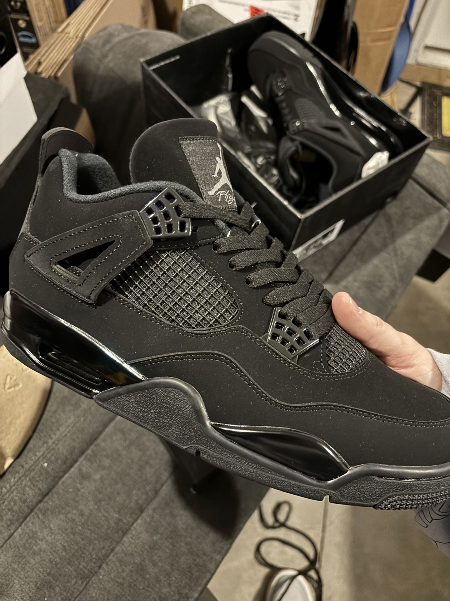 Jordan 4 Black Cat Men Size 10.5