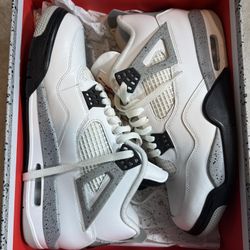 Jordan 4s Retro White Cement 2025