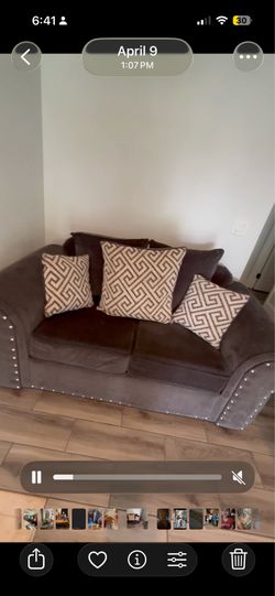 Couch and loveseat