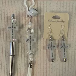 Cross Beaded Pen, Keychain And Accessories 