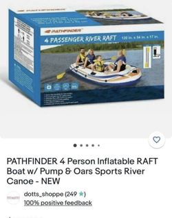 (4) Person Inflatable Raft
