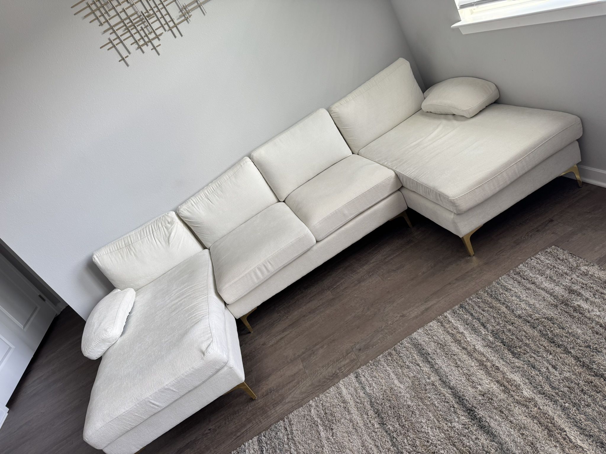 Cream Sectional Couch