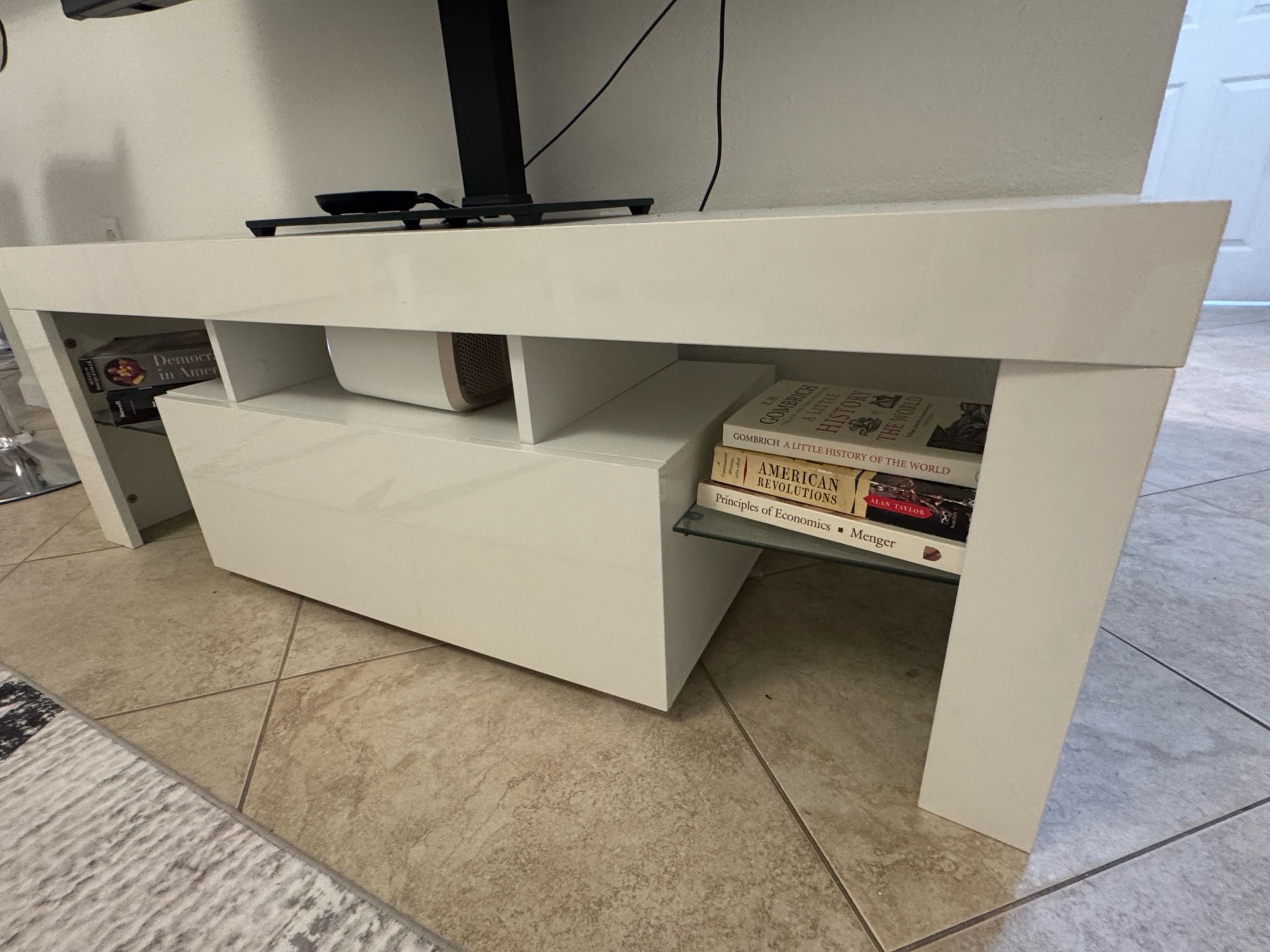 White TV Stand