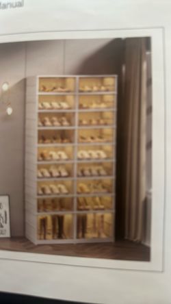 Floor foldable shoe cabinet