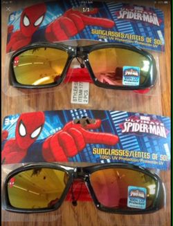 2-Marvel Unlimited Spider-Man Boys Sunglasses, Brand New in original package