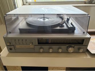 Vintage Emerson Stereo System w/ Speakers – Turntable, AM/FM & 8-Track