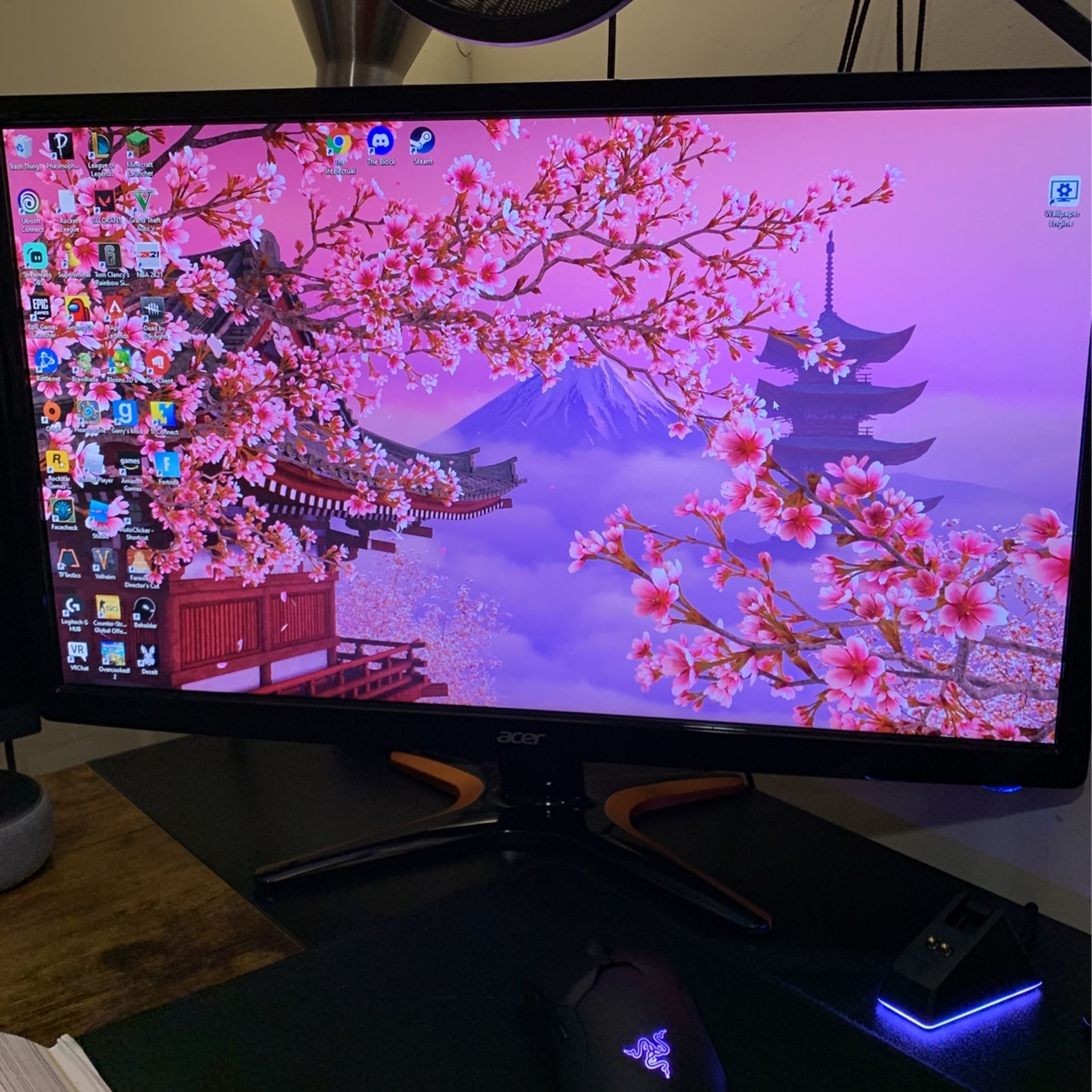 Acer G246HL 24 in. 144Hz Full HD 1920 x 1018 1ms VGA Gaming Monitor