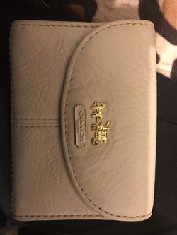 Coach small credit card wallet