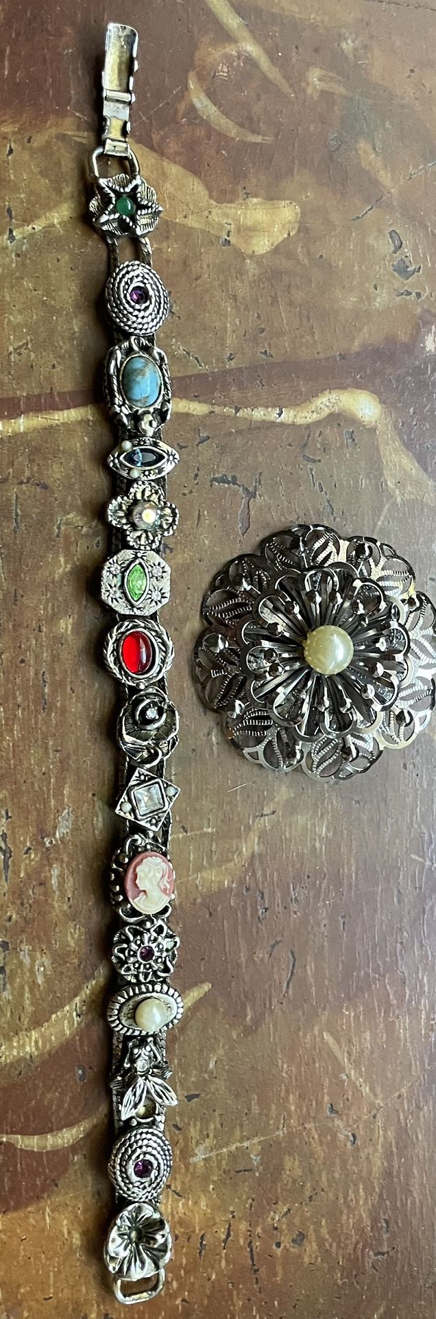 Cameo Inspired Bracelet