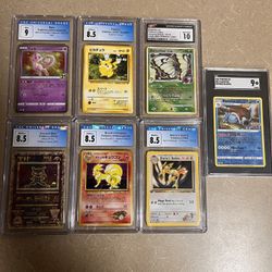CGC And SGC Graded Pokémon Cards
