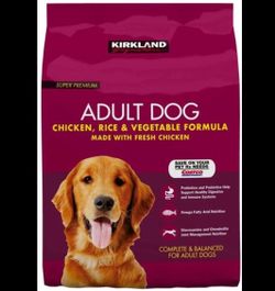 Kirkland Signature Chicken & Rice Dog Food, 40 lbs