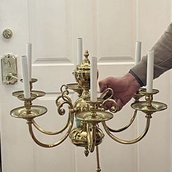 Brass Chandelier