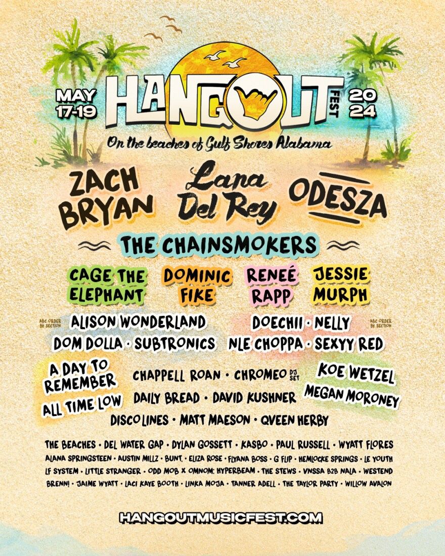 Hangout Music Festival 2024 GA Ticket