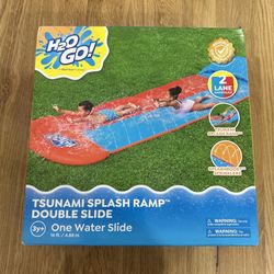 Tsunami Splash Ramp Double Slide Game For Kids New In Box