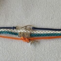 Miami dolphins bracelet