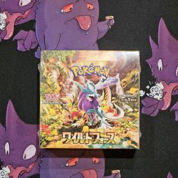 Japanese Wild Force Sealed Booster Box Of Pokemon Cards