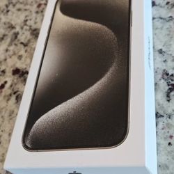 Unlocked Brand New Apple iPhone 15 Pro Max Natural Works With Any Carrier 