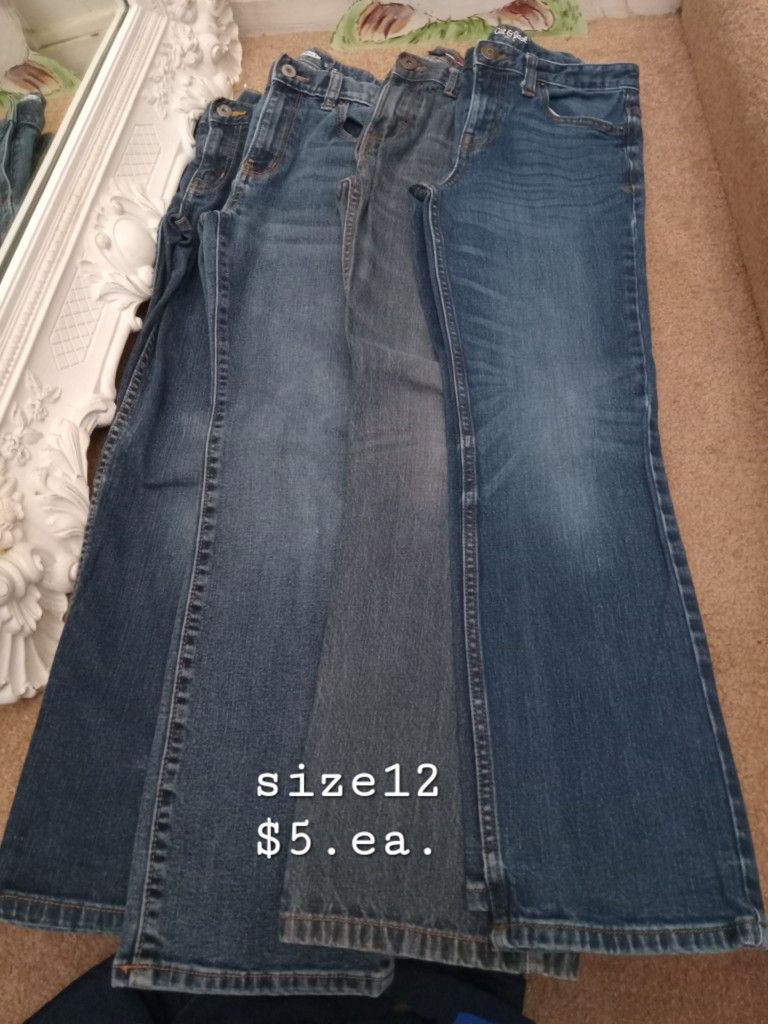 Boys Jeans Size 12 $5.ea Jacket $10.