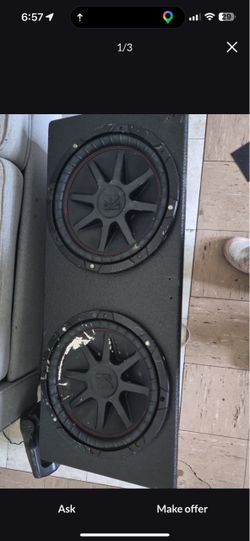Dual Kicker Subwoofers Comp VR 12s
