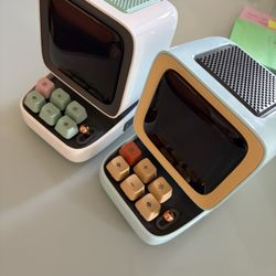 Divoom Ditoo-Retro Pixel Art Bluetooth Speaker, 2 Pieces 