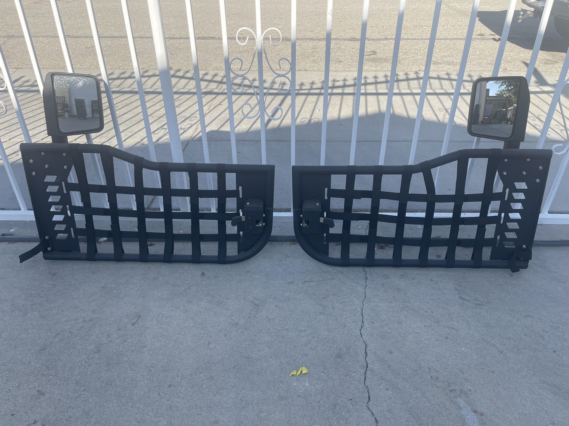 Jeep Wrangler Half Doors With Side mirror