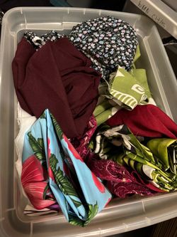 Mixed Fabric Lot Assorted Prints and Colors