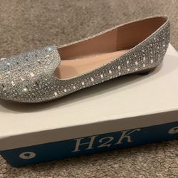 Rhinestone Flat Slip Ons