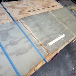 4 Tempered Glass Sheets, Roughly 19x21 $40